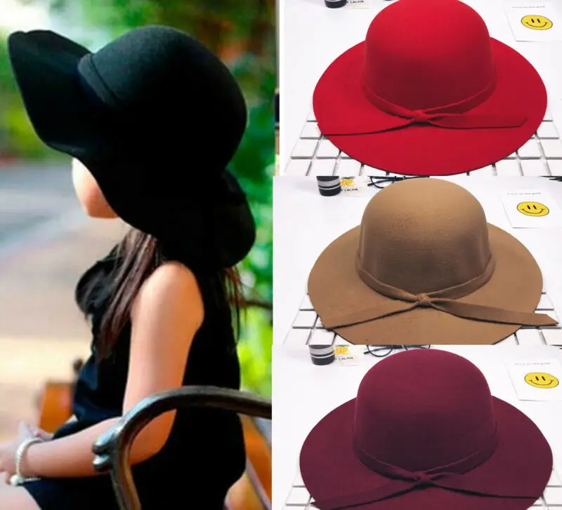 

Fashion Baby Summer Accessories Sweet Girls Kids Bowknot Hat Bowler Beach Sun Protect Caps Bonnet Toddler Photography Props 2-8T