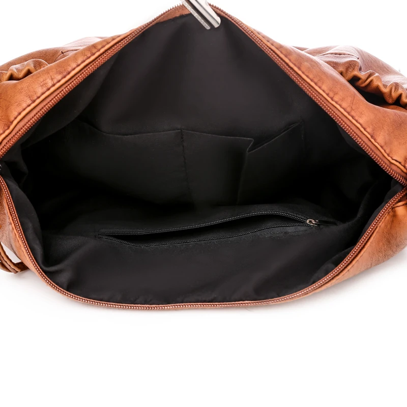 

Ladies Fashion Crossbody Bags 2021 High Capacity Retro Shoulder Bag Handbag Female High Quality PU Leather Women Messenger Bag