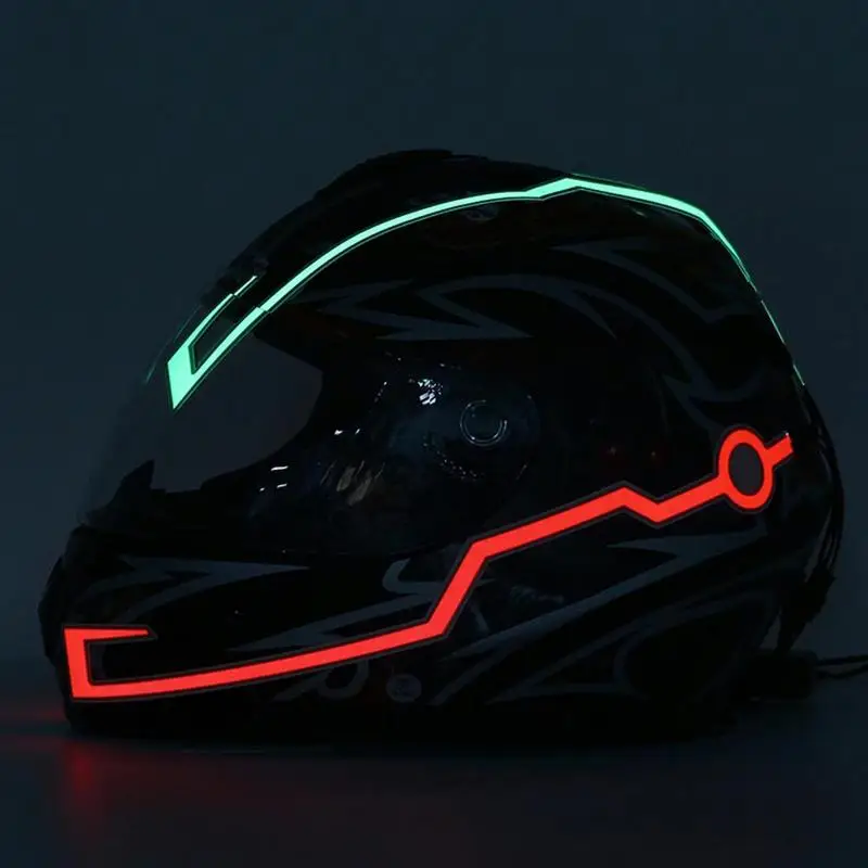 Лента светодиодсветодиодный водонепроницаемая для шлема мотоцикла 3 режима 2