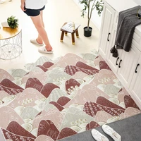 entrance door mat carpet mountain scene freely cut custom pvc mats carpet non slip living room bedroom bathroom hallway doormat