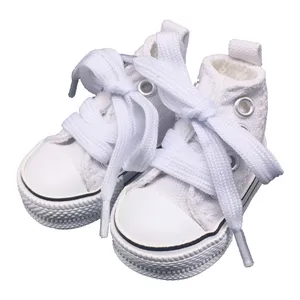 Tilda 6cm Canvas Sneakers For Dolls Paola Reina Minifee,Mini Toy Gym Shoes 1/4 Bjd Doll Sports Shoes