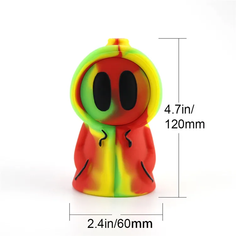 Трубка для табака силиконовый воск в форме призрака вапорайзер сухих трав