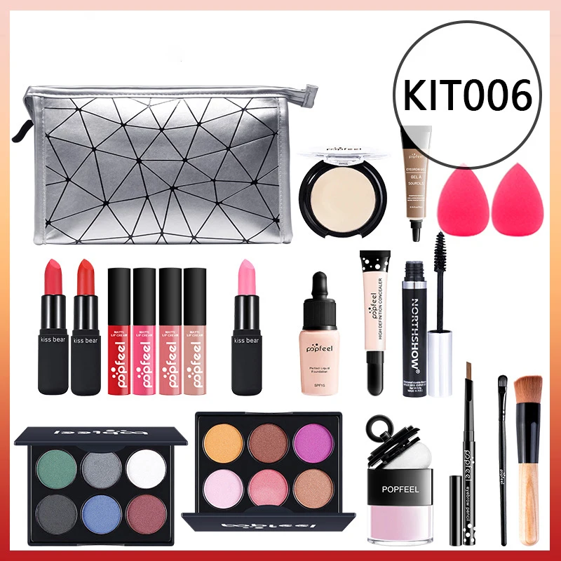 

Make Up Kit Female Beginner Student Novice Full Set Light Makeup Light Makeup Gift Box Cosmetic Combination Waterproof