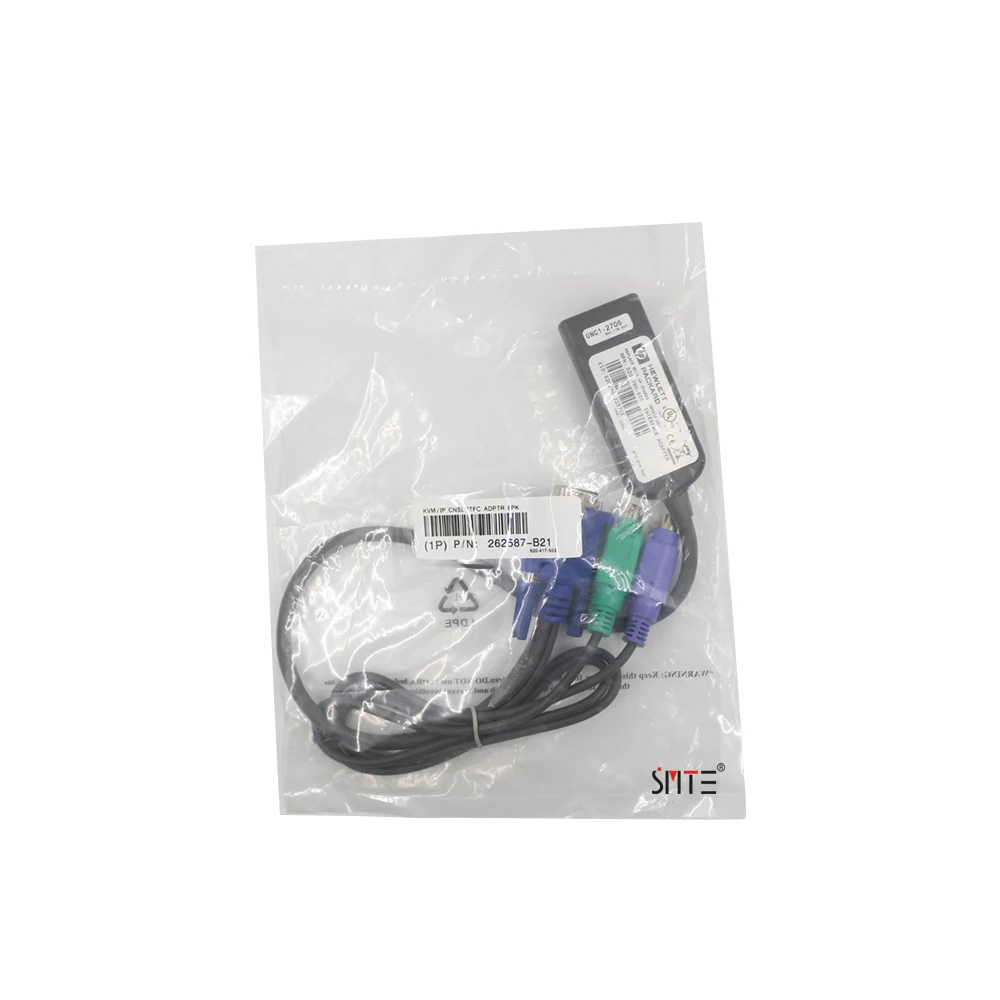 И 396632-001 IP KVM 262587-B21 520-290-505 CAT5 PS/2 интерфейсный адаптер/262588-b2 HEWLETT PACKA