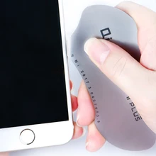 Qianli-Herramienta de apertura de pantalla LCD de tarjeta de acero inoxidable, herramienta de reparación de desmontaje de teléfono móvil