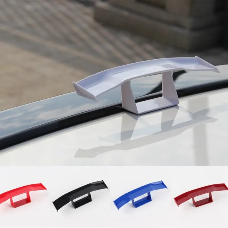 Автомобильная Наклейка Мини спойлер крыло маленькая модель GT углеродное волокно