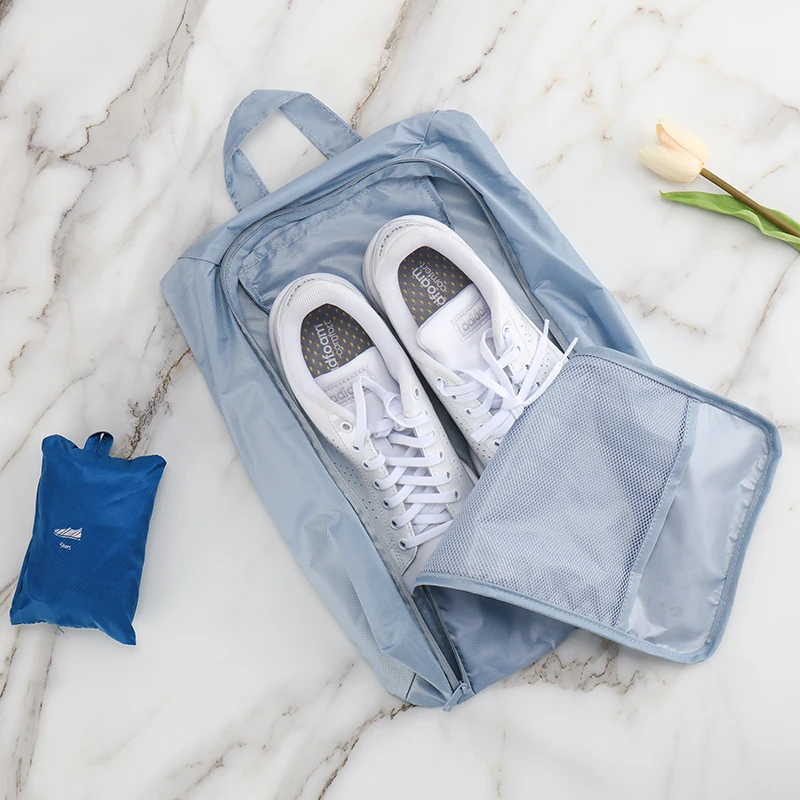 

Синий кемпинг складной ящик для хранения ручек пыли Офис хранения сумки доставка дорожный органайзер для хранения дома Ed50sn