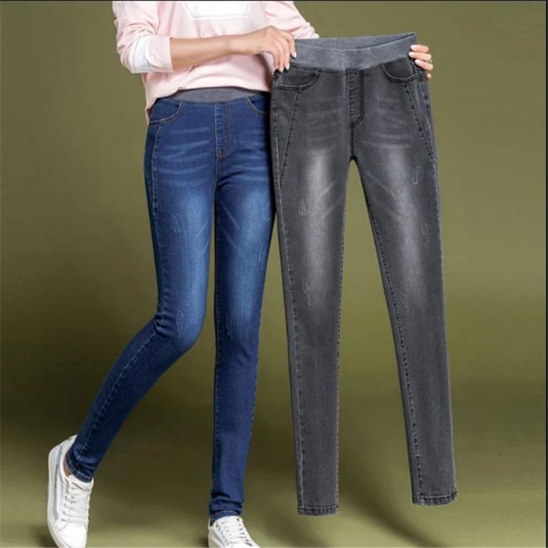 

Woman Spring Hot Sale Stretch Jeans Female Summer Hot Sale Slim Jeans Women Skinny Vaqueros Lady Fall Cotton Pencil Pantalons