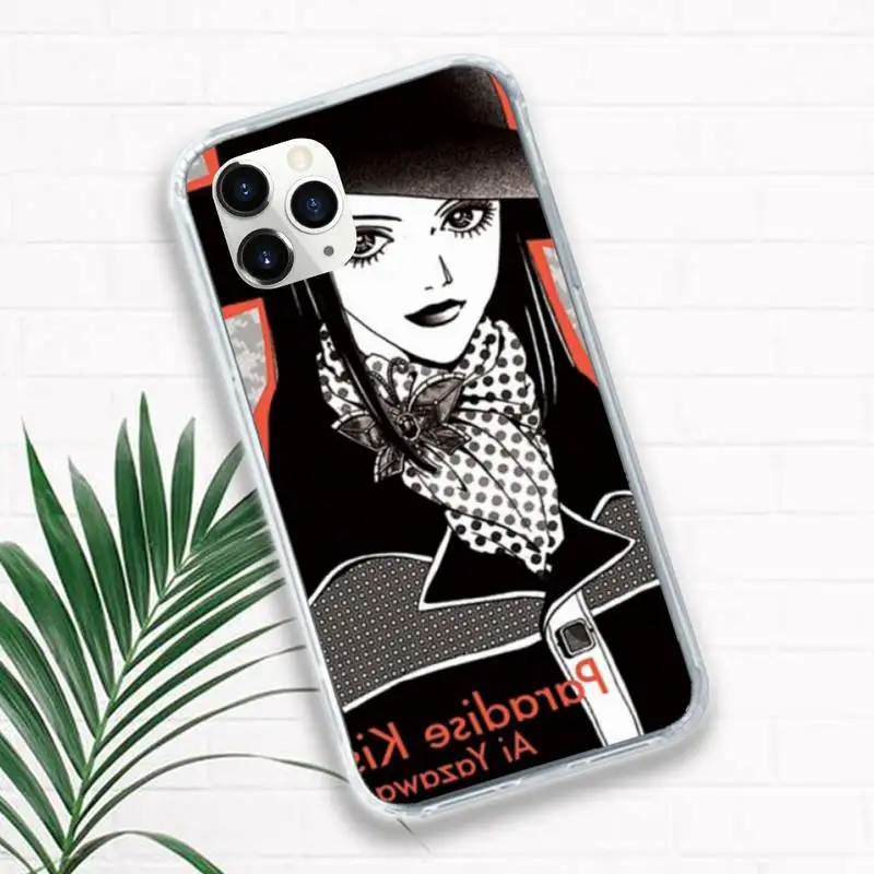 

paradise kiss miwako anime Phone Case for iPhone 11 12 pro XS MAX 8 7 6 6S Plus X 5S SE 2020 XR mini Luxury brand shell funda