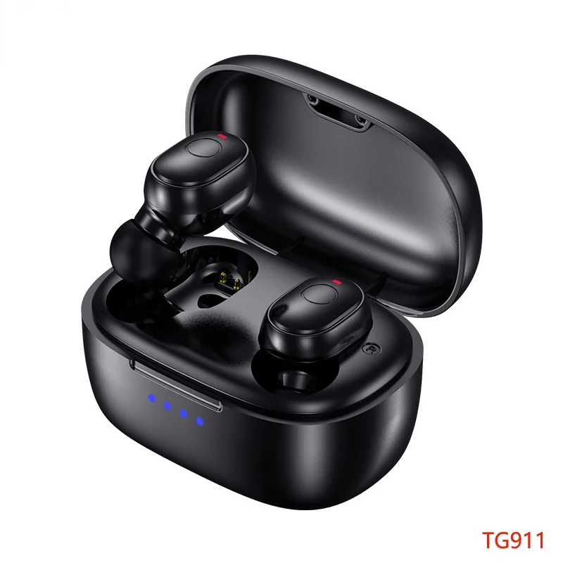 

T&G TG911 TWS Earbuds Bluetooth 5.0 Wireless Headset Waterproof Deep Bass Earpiece True Wireless Stereo Headphone Sport Earphone