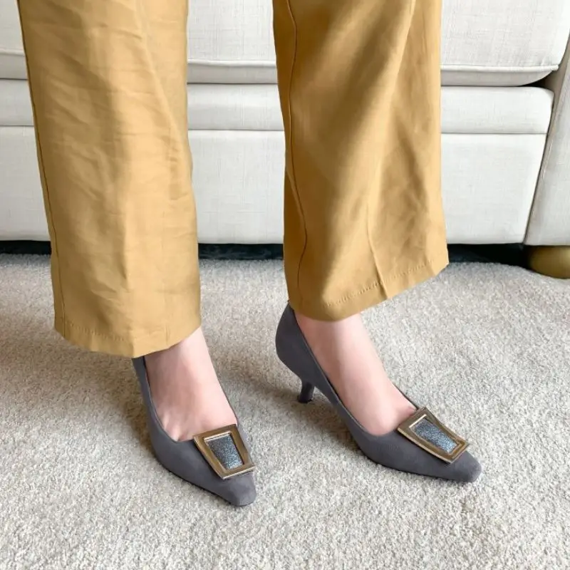 

KemeKiss Women Pumps New Arrival Real Leather High Heel Shoes Woman 2021 Style Spring Office Lady Daily Footwear Size 34-39