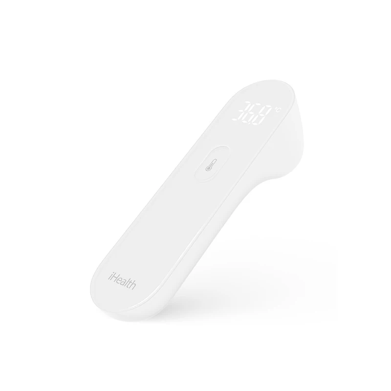 White XIAOMI iHealth цифровой инфракрасный термометр Детский термометр бесконтактный лоб термометр скорость электронный термометр - Цвет: White