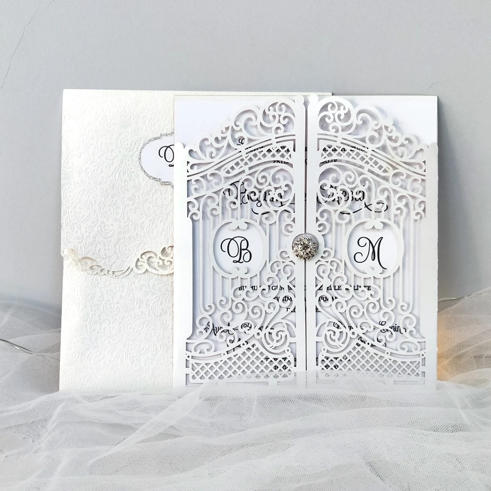 Недавно разработанные Роскошные Пригласительные открытки в форме двери с