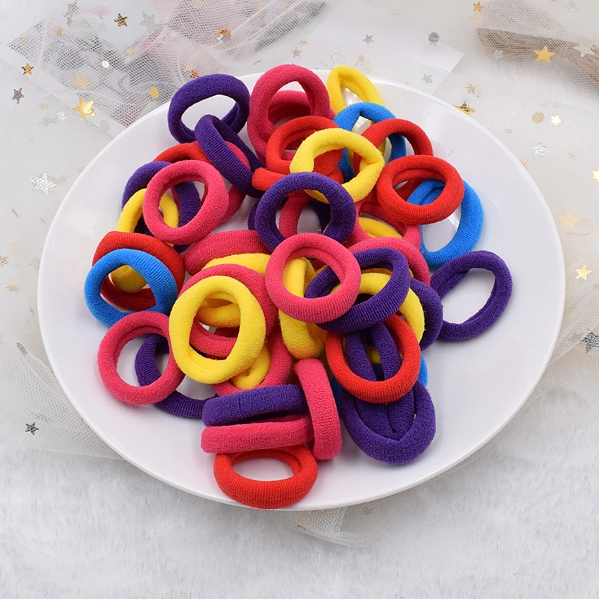 20/50/100 шт. Детские радужные резинки для волос