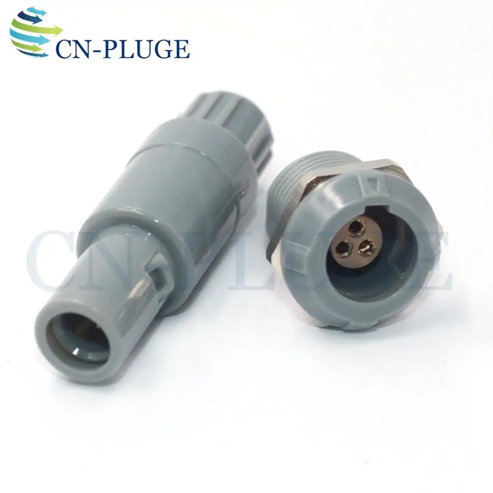 M14 PAG/PLG 3 контактный пластиковый разъем медицинское оборудование силовой кабель и