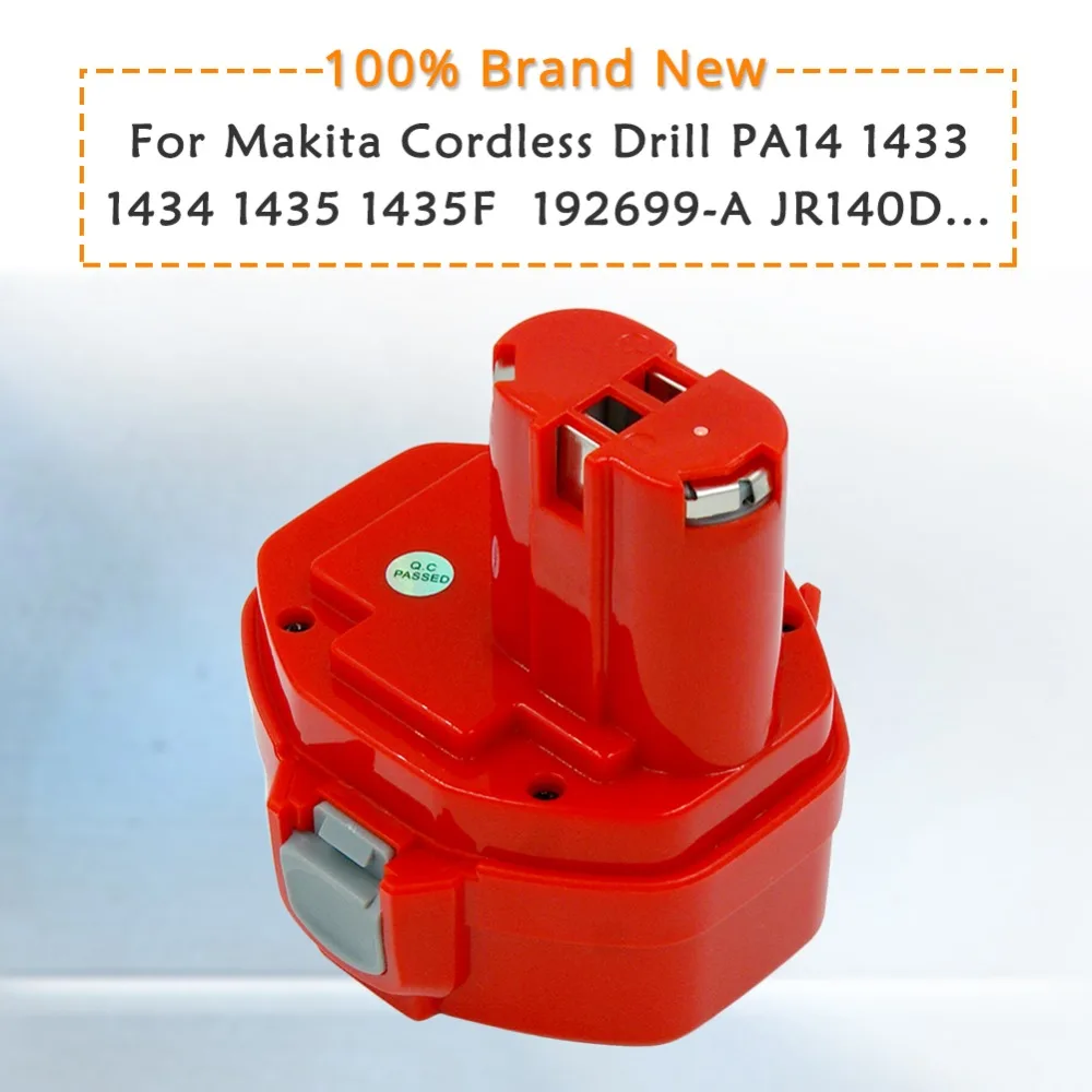 2X PA14 14,4 V 3000mAh Ni-CD Мощность инструменты Перезаряжаемые батареи для Makita 1420 1422 1433 1434 1435 4033D 6281D 6280D 6337D