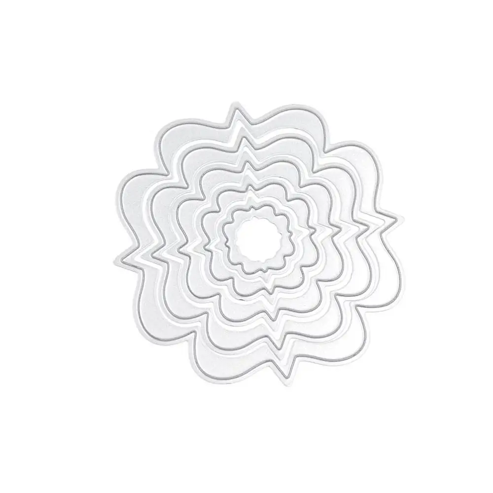 

5Pcs Flower Metal Dies Cut Stencil Scrapbooking Photo Album Card Paper Embossing Craft DIY