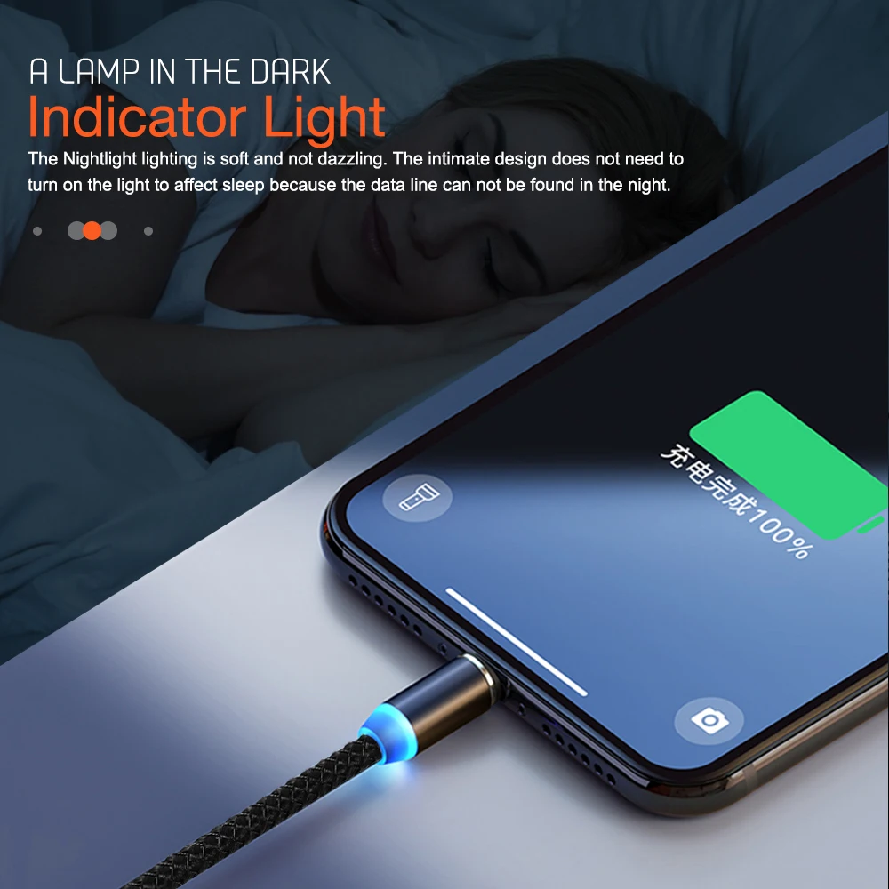 1 м 2 м магнитное зарядное устройство для быстрой зарядки type C Micro USB C кабель для iPhone 11X8 7 6 6S 5 5S samsung кабельный трос мобильного телефона