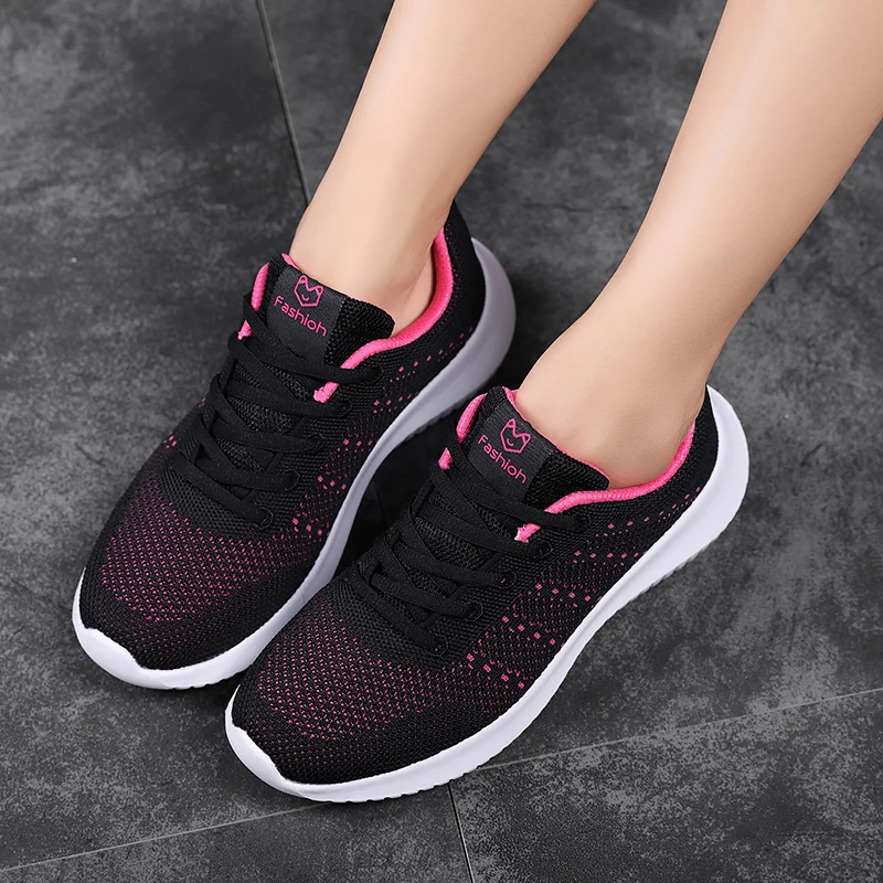 Ultralight Women Running Shoes Ins Popular Sneakers Summer Breathable Lady Tennis Gym Tracking Trainers Big Walking 42 Girl 41 | Спорт и