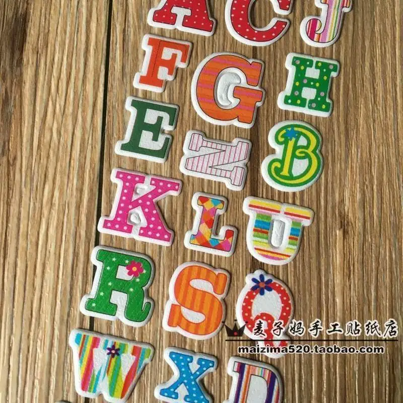 

Random 100sheets Abc Alphabet Kids Stickers Lot Children Study Kindergarten Biethday Xmas Game Gift New
