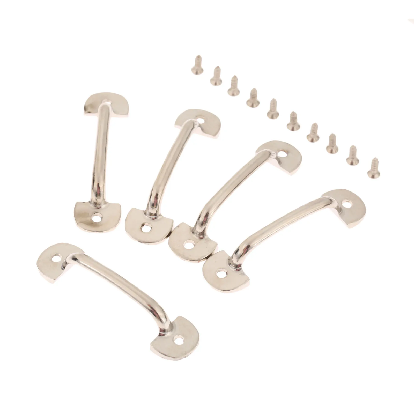 5 шт. ручки для антикварной мебели из серебряного сплава Мини ящик ручка в