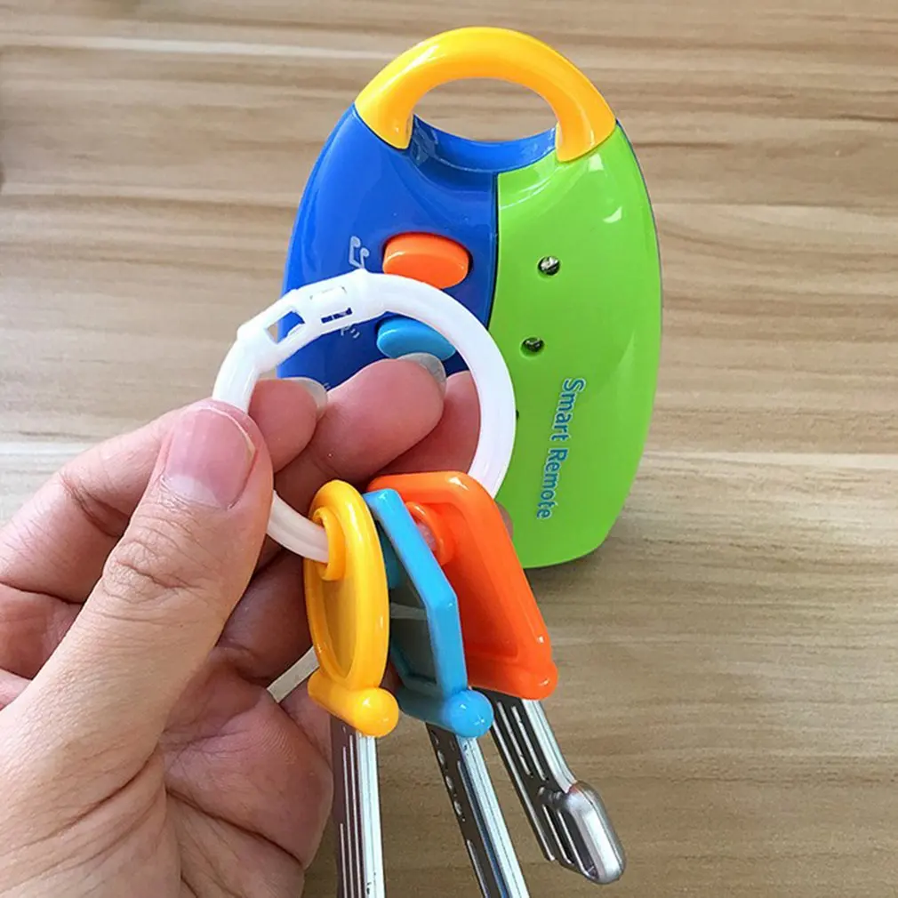 

Hot Simulation Remote Control Car Key Lock Toy Pretend Play Flashing Music Electronic Toy Early Educational Toy for Children