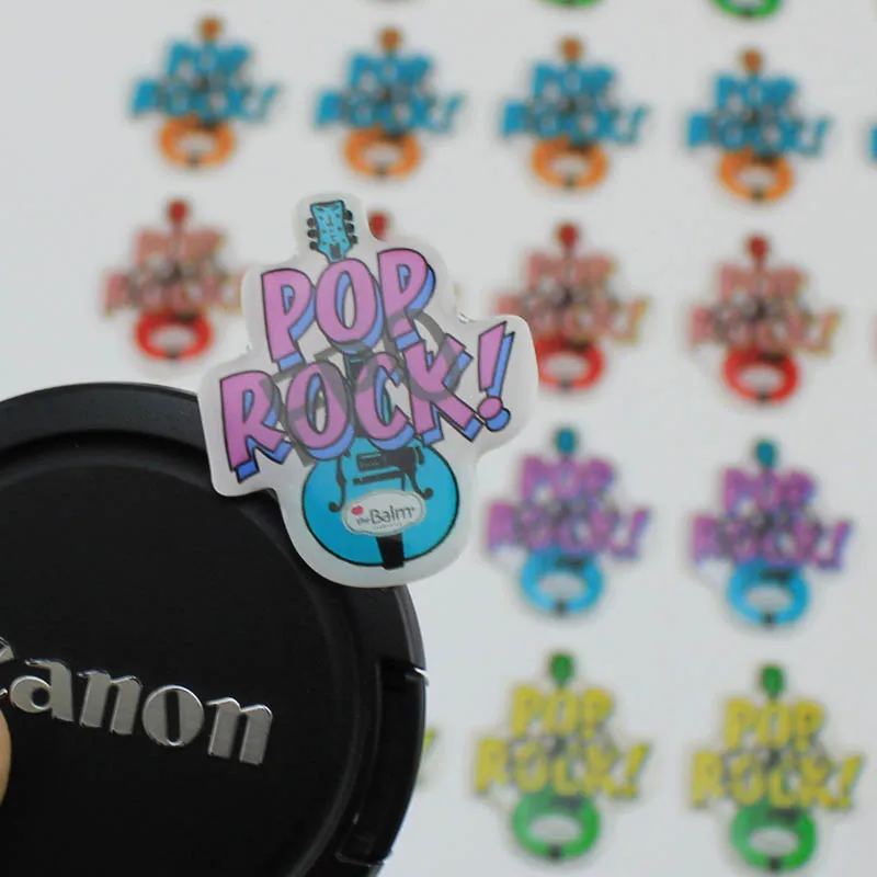 Пользовательская печать Клейкая Прозрачная 3d-наклейка прозрачная