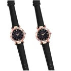 12 шт., женские часы со звёздным небом, женские часы с римскими шкалами, кожаным ремешком, флуоресцентные матовые часы, женские наручные часы #1104