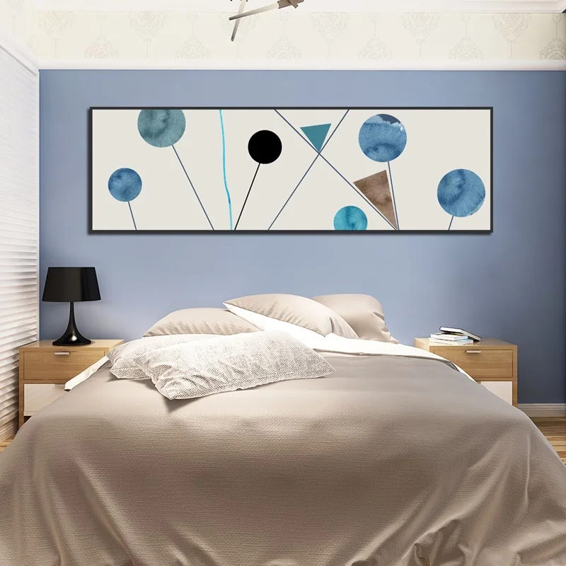 

Настенная картина на холсте в нордическом минималистичном стиле, абстрактная Геометрическая комбинация лося, американская комбинация, дек...