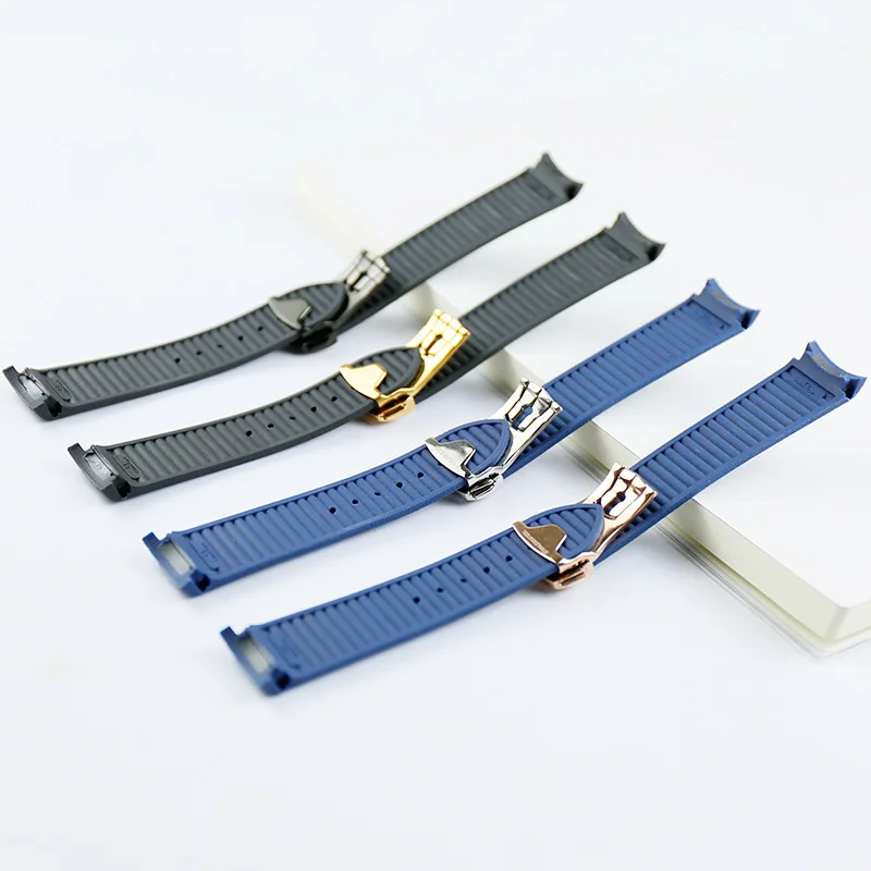 

20MM Belt Watch Accessories Band FOR Omega Sea Speed Master Series Watch Strap Waterproof Rubber Silicone Watch Bracelet