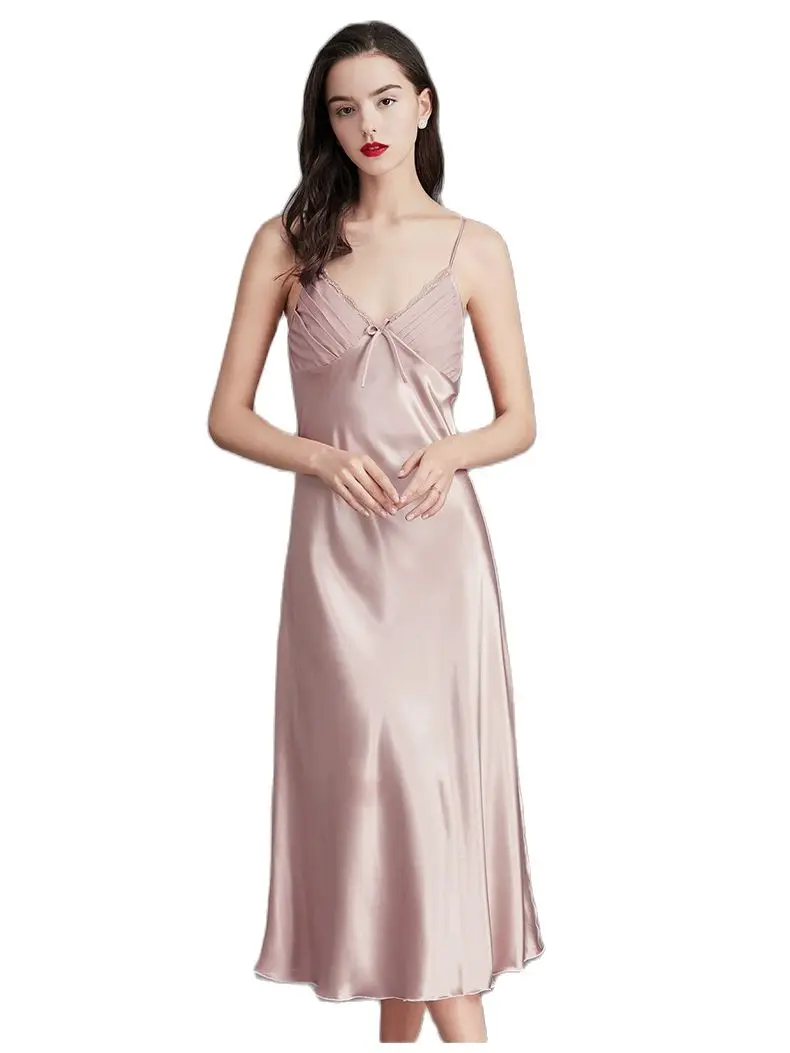 

2020 Новый сексуальный ремень Nachthemd Zomer женские Nachtkleding Повседневное искусственная Zijde Nachtjapon Домашняя одежда Nachtkleding плохой Тога Maat M-3XL