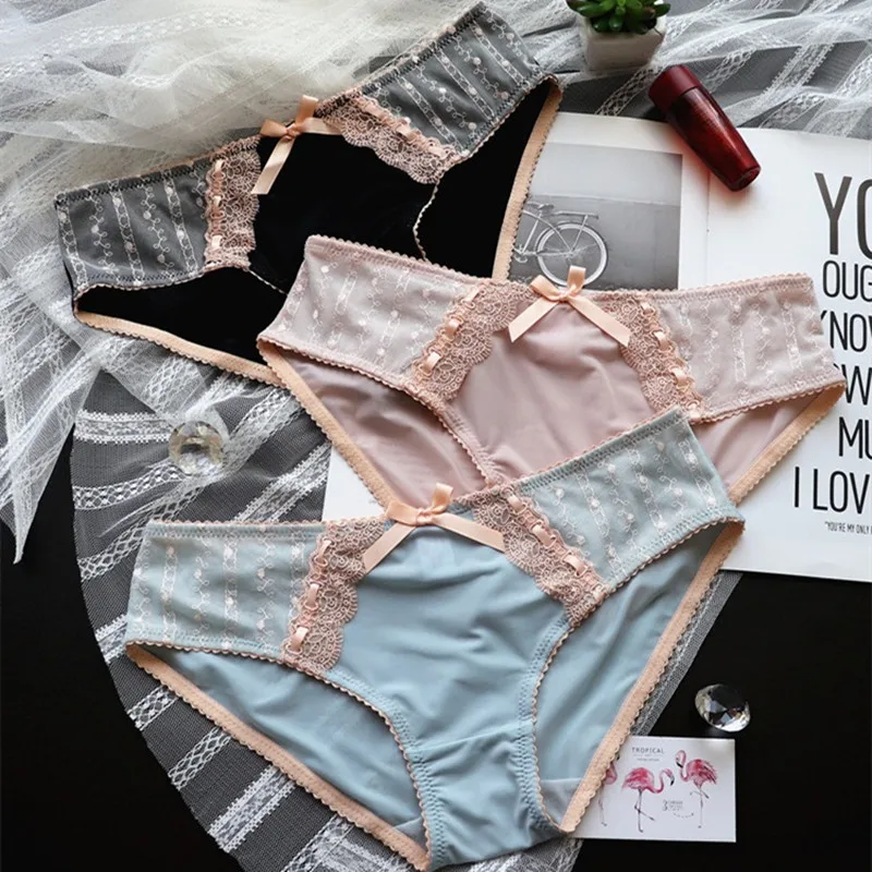 

Women's Panties Everyday Style Cotton Woman Underwear Briefs Lingerie Knickers For Women Ladies Girls Soft