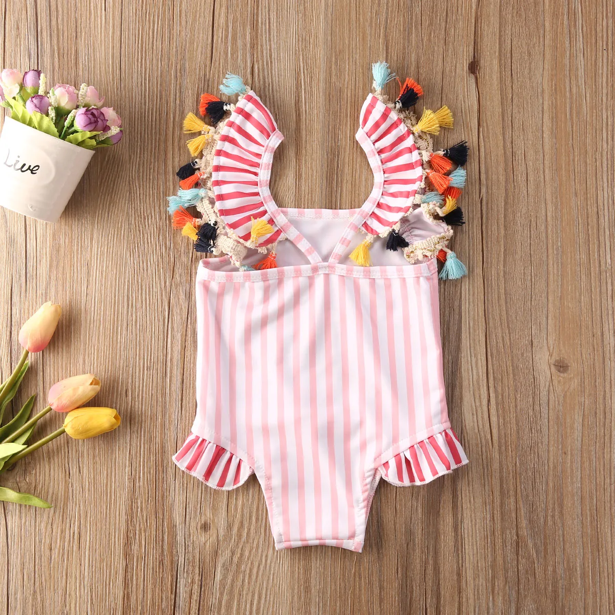 

Toddler Baby Girl Swimwear Floral Mermaid Swimsuit Bathing Suit Beachwear 1-7Y