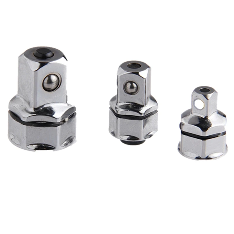 Набор переходников для гаечных ключей из 3 предметов 1/4 дюйма 3/8 1/2 квадратная