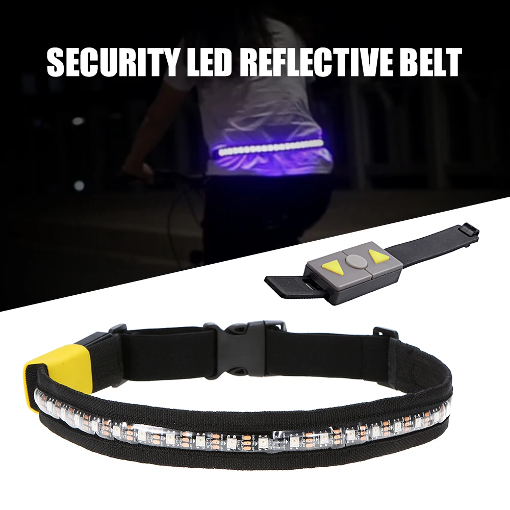 

Warning Cycling Bike Bicycle Bicicleta Wireless Remote Controlled LED Outdoor Sports Night Running Belt Light Safety Belt