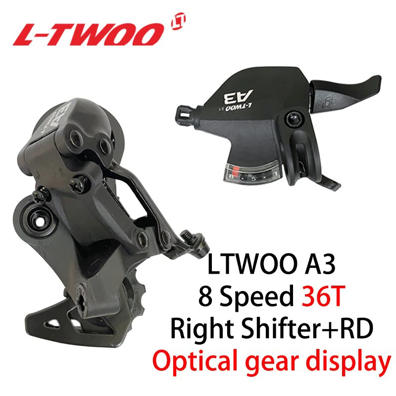 LTWOO A3 1X8 8V Derailleurs MTB Groupset 8 Speed Shifter Lever + Rear Derailleur For Mountain Bicycle Bike Parts Accessories