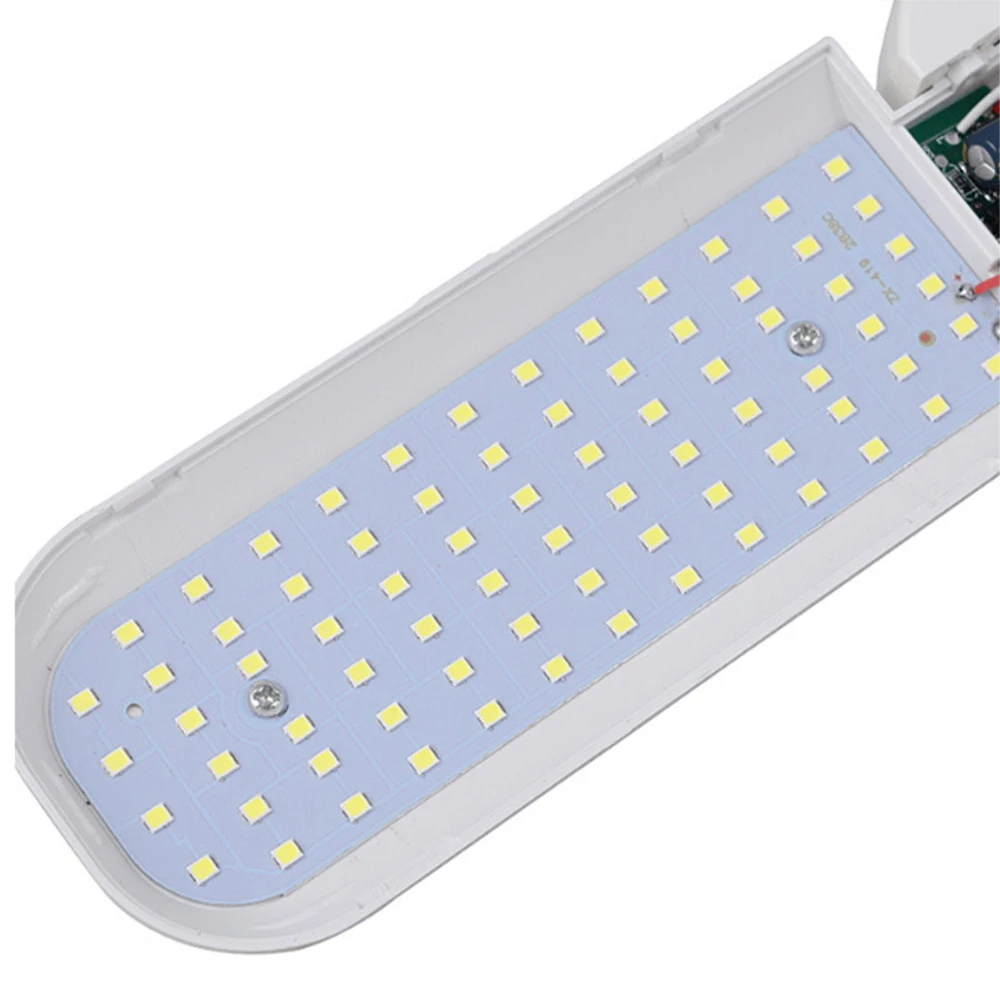 LED Garage Light Foldable 60W E27 Bulb 4 Fan Blades Deformable Ceiling Lighting 3000K/6500K AC85-260V for Workshop Warehouse | Лампы и