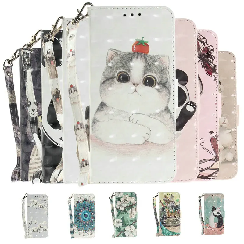 

Mi 10T Pro 10 T Lite Flip Case 3D Patterned Wallet Phone Holder for Xiaomi Mi 10T Case 360 Protect Leather Shell Mi T10 Mi10T