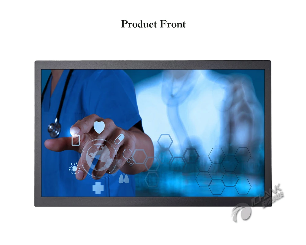 ZB190TC-V592/19 дюймов 1440x900 16:10 широкоформатный металлический корпус HDMI VGA USB POS машина промышленный сенсорный монитор ЖК-экран
