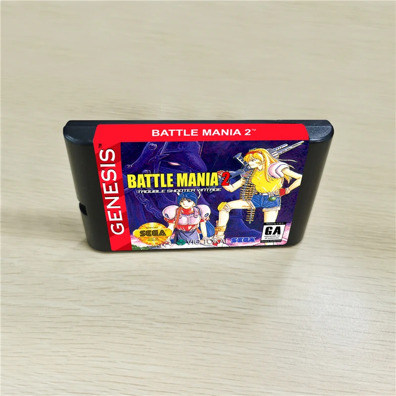 Игровой картридж Battle Mania 2 Крышка США 16 бит MD для консоли MegaDrive Genesis|Запасные части|