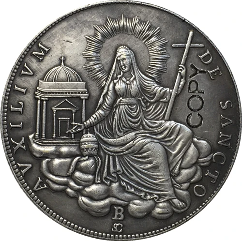 Италия 1829 1 скадо копия монет 41 мм