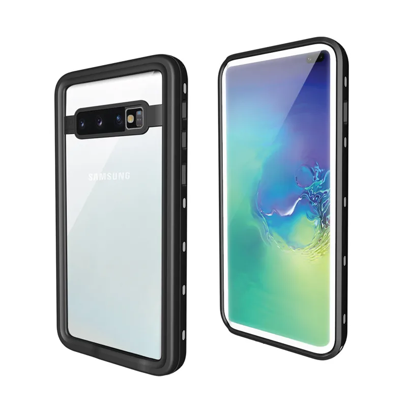 White SHELLBOX IP68 Водонепроницаемый чехол для samsung S10 Plus чехол водонепроницаемый полная защита подводный дайвинг противоударный Fundas - Цвет: White