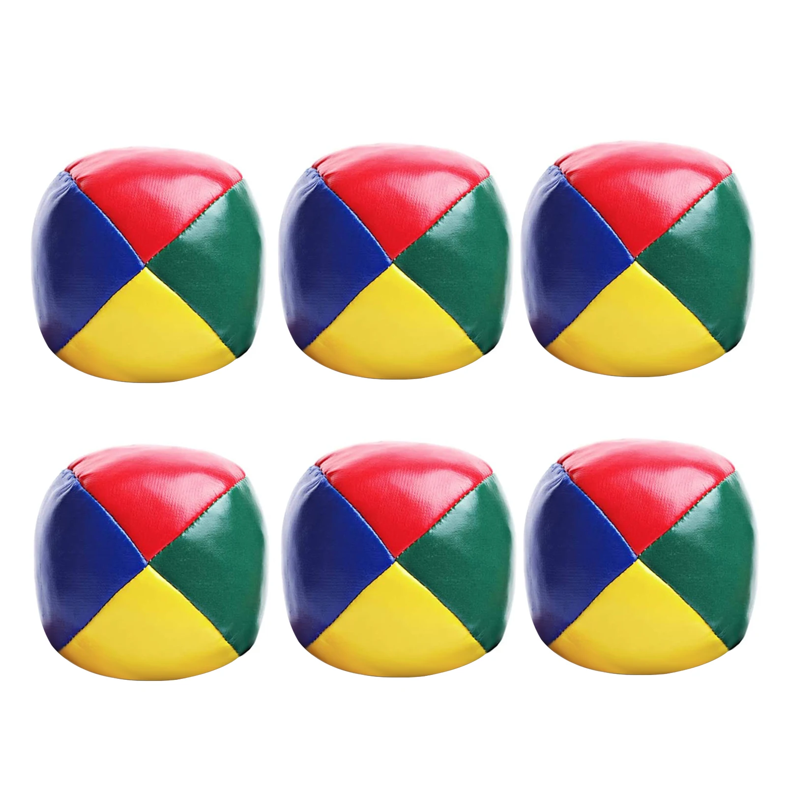 

6PCS Net Set Suit Professional Juggling Ball Acrobatics Toss Ball Educational Toy Children Fun Sports Pu Soft Juggling Ball Toys