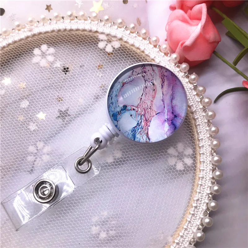 Новый Красочный Высококачественный выдвижной офисный бейдж с клипсой модный со