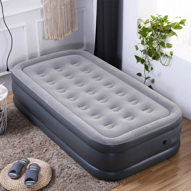 

Inflatable Bed With Pump Mattress Air Bed Portable Pad Thick Cushion Home And Outdoor Travel Camping Bed 190*95*42cm