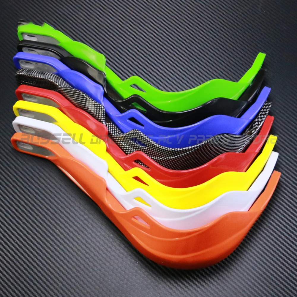 28 мм/22 мм углеродное волокно цвет мотоцикл крест ручной защиты руля кисти