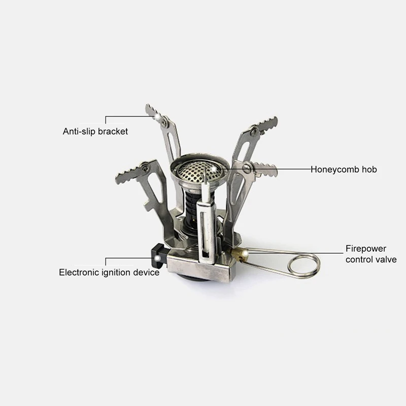

Outdoor Sport Mini Camping Stoves Folding Gas Stove Portable Survival Furnace Cooking Pocket Picnic Split Stoves Cooker