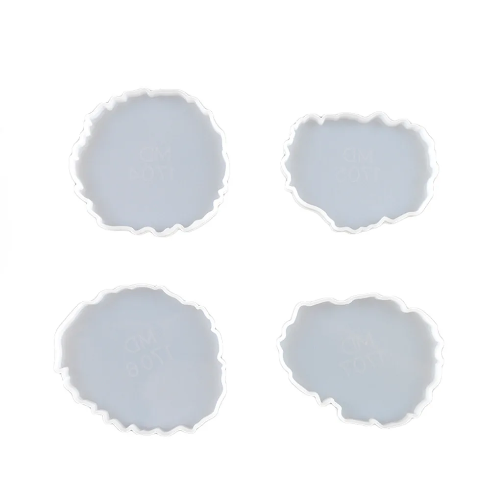 

2021 New Silicone Crystal Epoxy Resin Mold Irregular Wave Coaster Mat Casting Mould Handmade DIY Crafts Decoration Making Tools