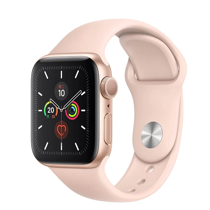 PanTong Apple Watch Series 5 40 мм алюминиевый чехол со спортивным браслетом, спортивные Смарт-часы для телефонов Apple, авторизованные онлайн-продажи - Цвет: Pink