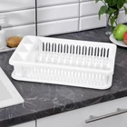 Сушилка для посуды, цвет белый